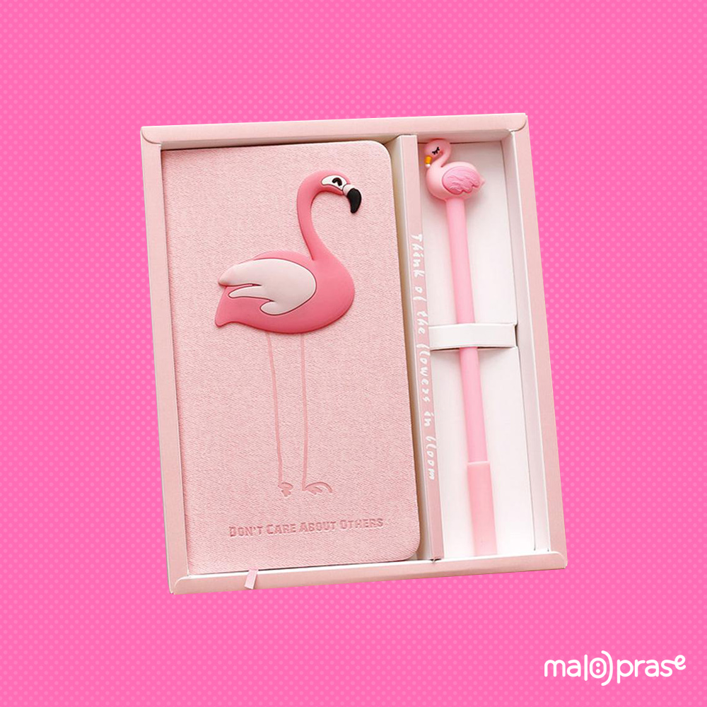Flamingo Stationery Set