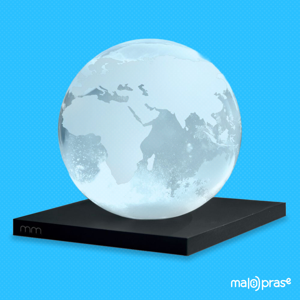 Earth Storm Glass