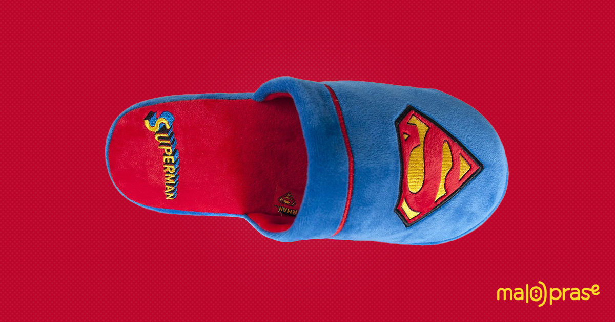 Superman Plave Sobne Papuce